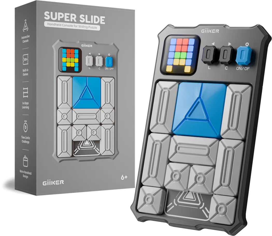 GIIKER Super Slide gris con su caja