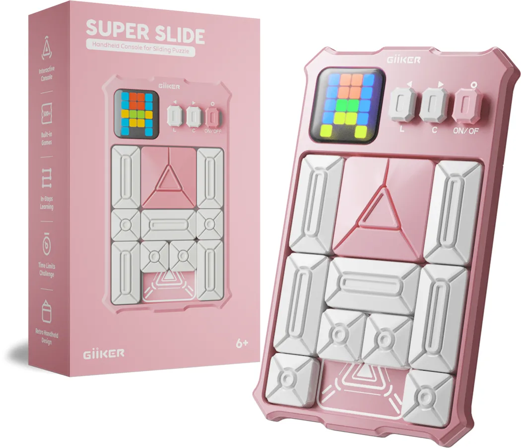 GIIKER Super Slide rosa con su caja