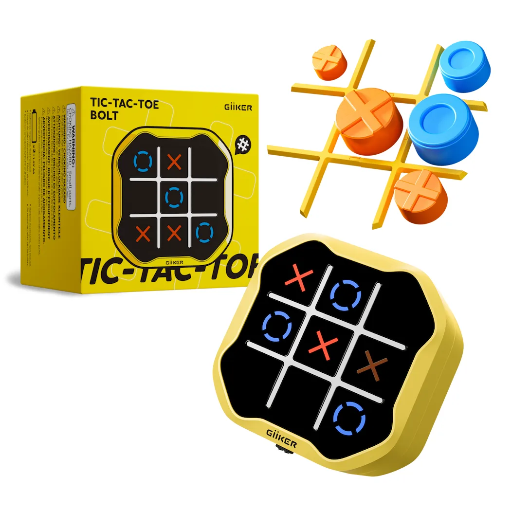 GIIKER Tic Tac Toe Bolt con su caja