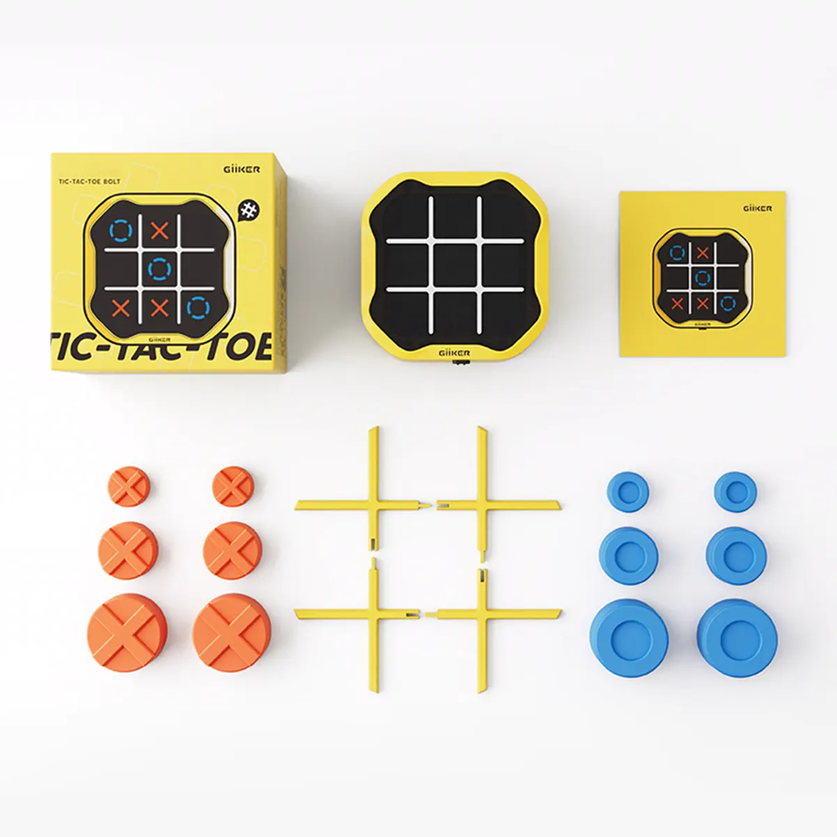 Todo lo que trae la caja del Tic Tac Toe Bolt